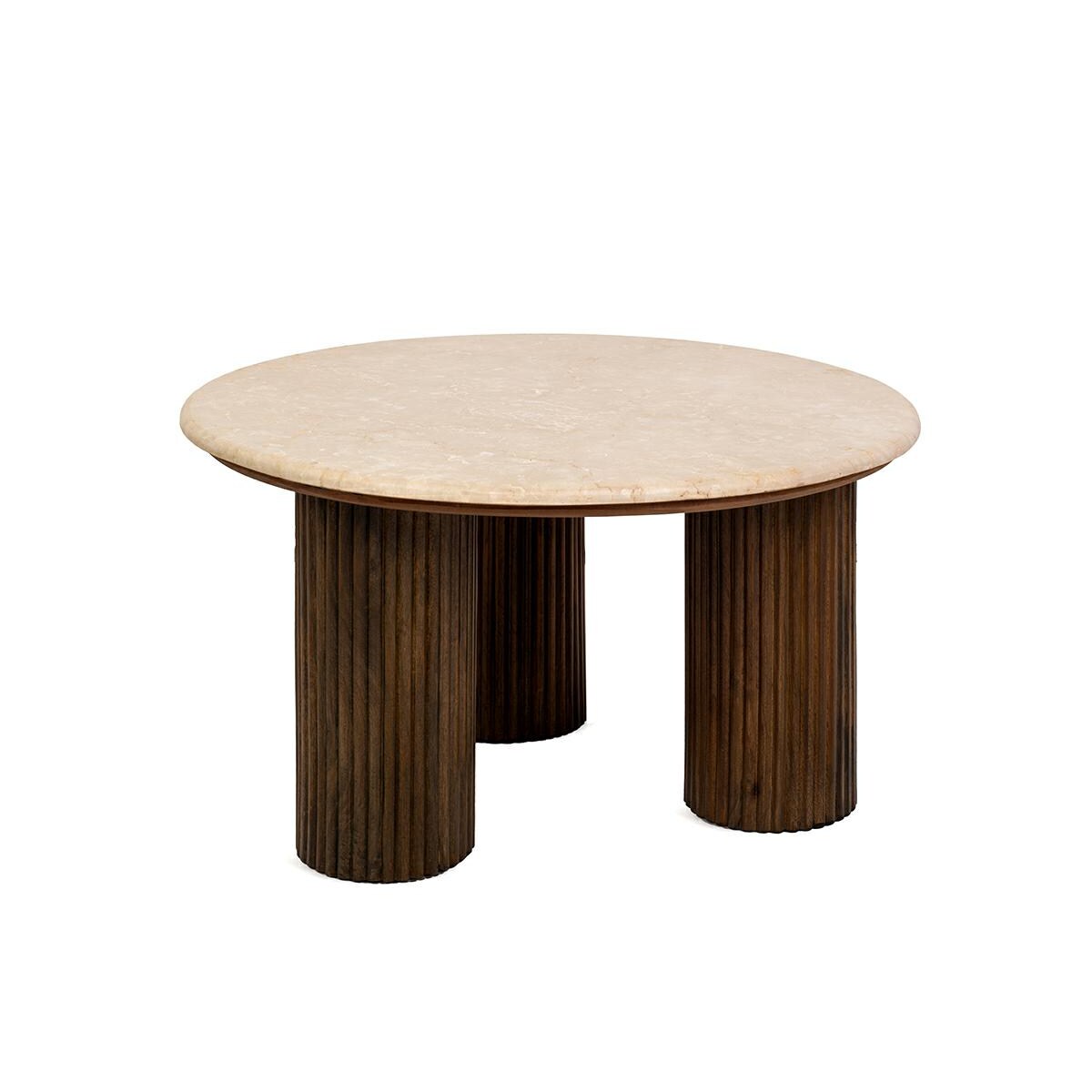 MaMaison stolik kawowy RAGNO marmur / drewno