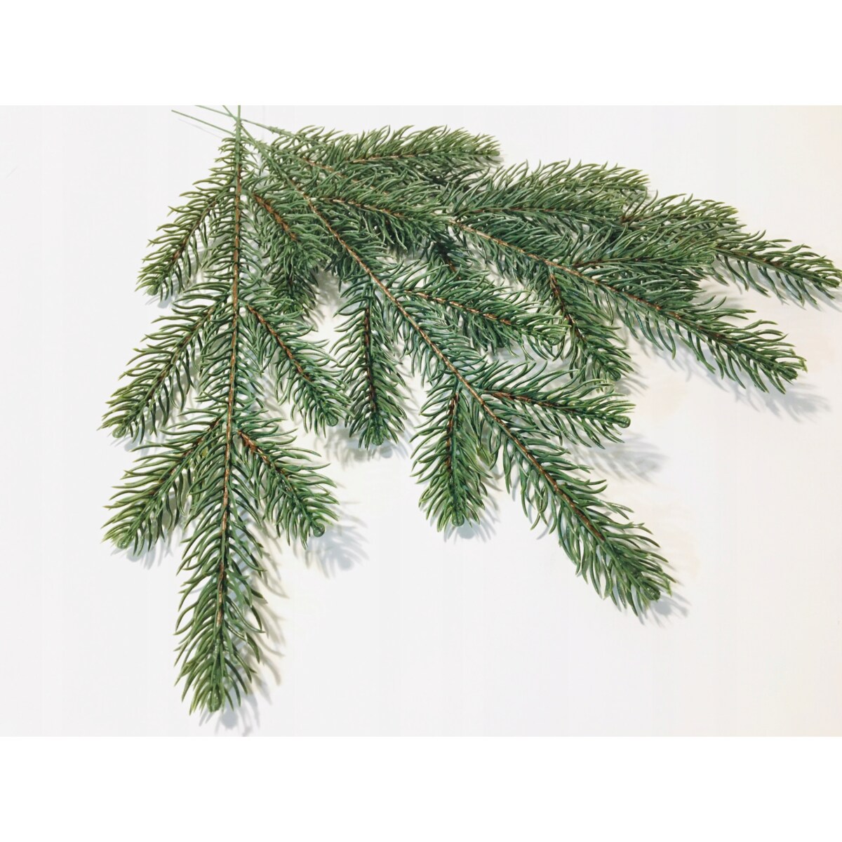 SZTUCZNA GAŁĄZKA jak żywa sosna świerk PIK 6szt na bukiet stroik zielona