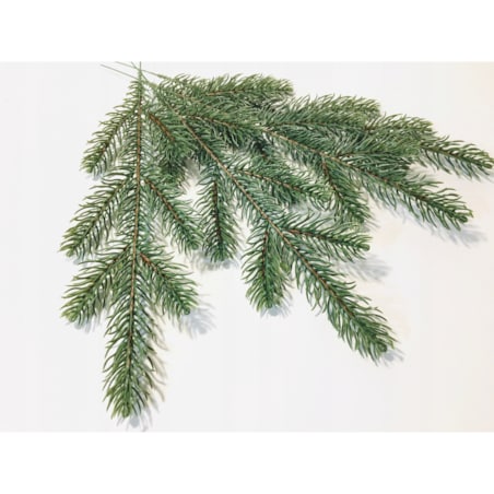 SZTUCZNA GAŁĄZKA jak żywa sosna świerk PIK 6szt na bukiet stroik zielona