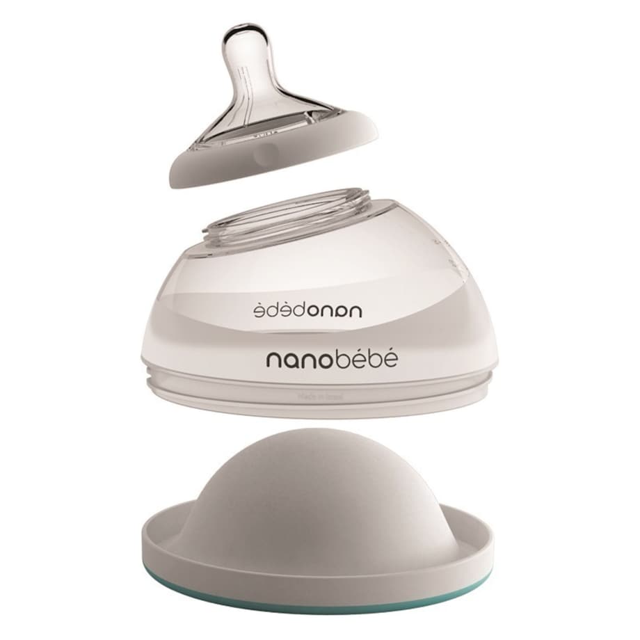 Silikonowy smoczek na butelkę Nanobebe - szybki przepływ Y - 2 szt.