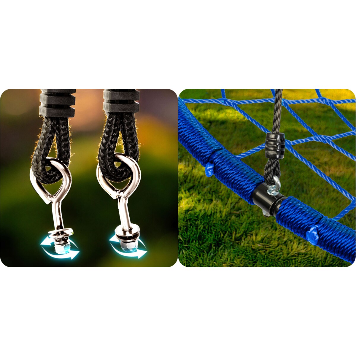 Huśtawka ogrodowa bocianie gniazdo 95 cm Neo-Sport