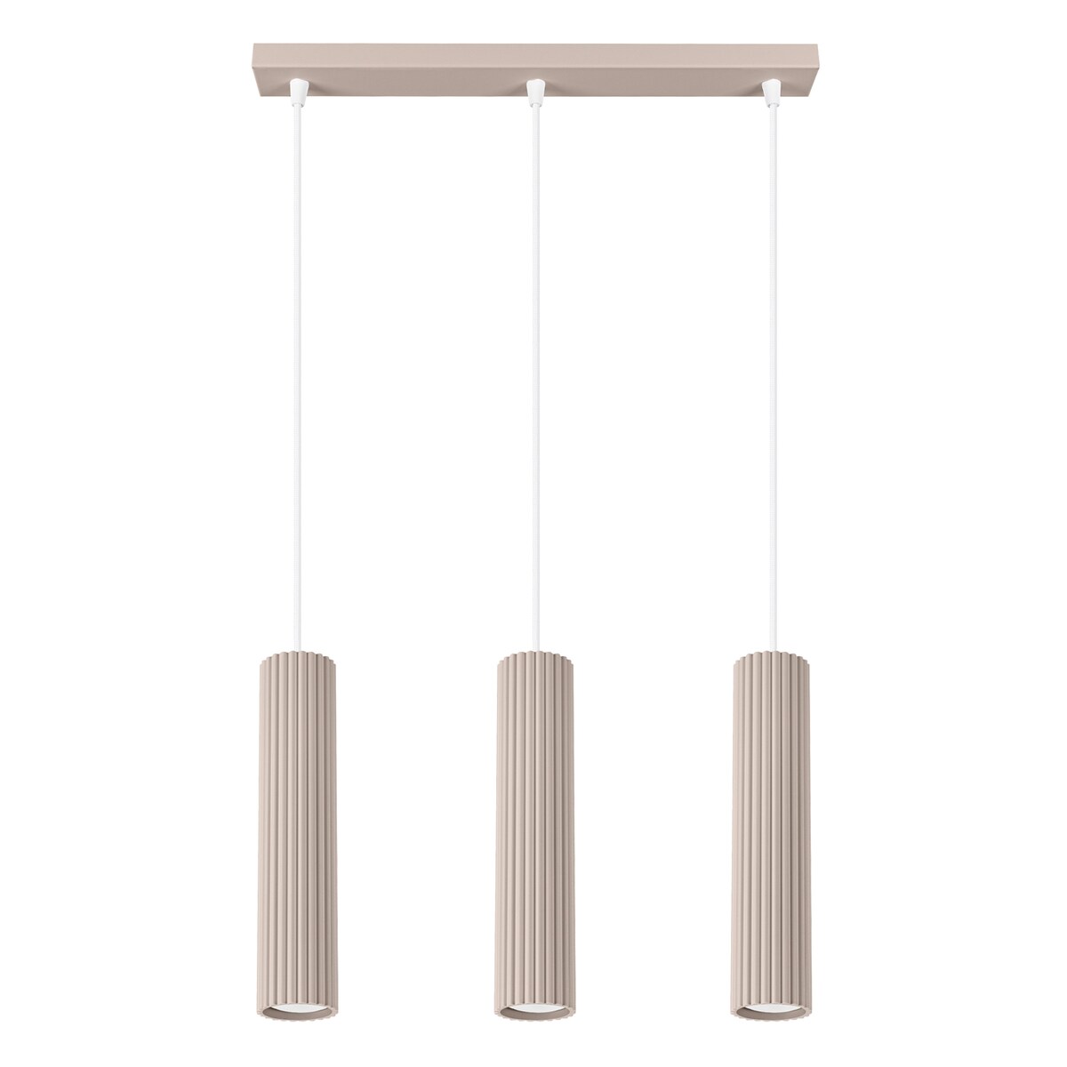Lampa wisząca KARBON 3L taupe