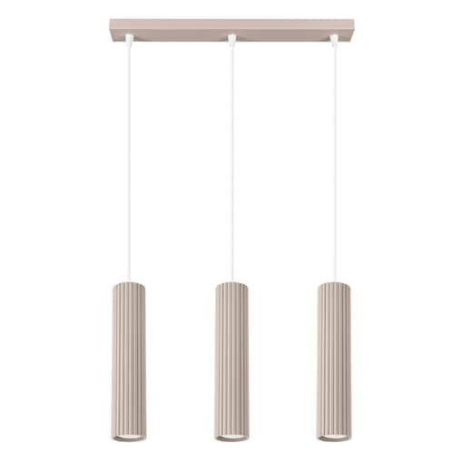 Lampa wisząca KARBON 3L taupe