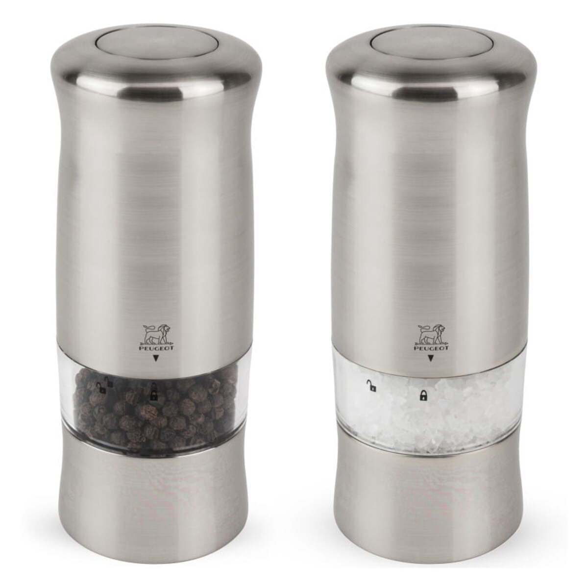 Peugeot ZELI Zestaw młynków elektrycznych do soli i pieprz