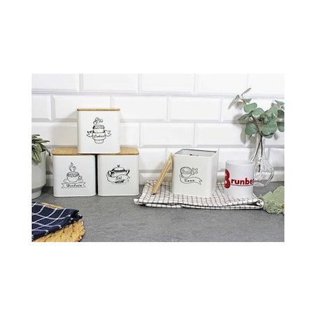 Brunbeste zestaw 4 pojemników kuchennych 4264