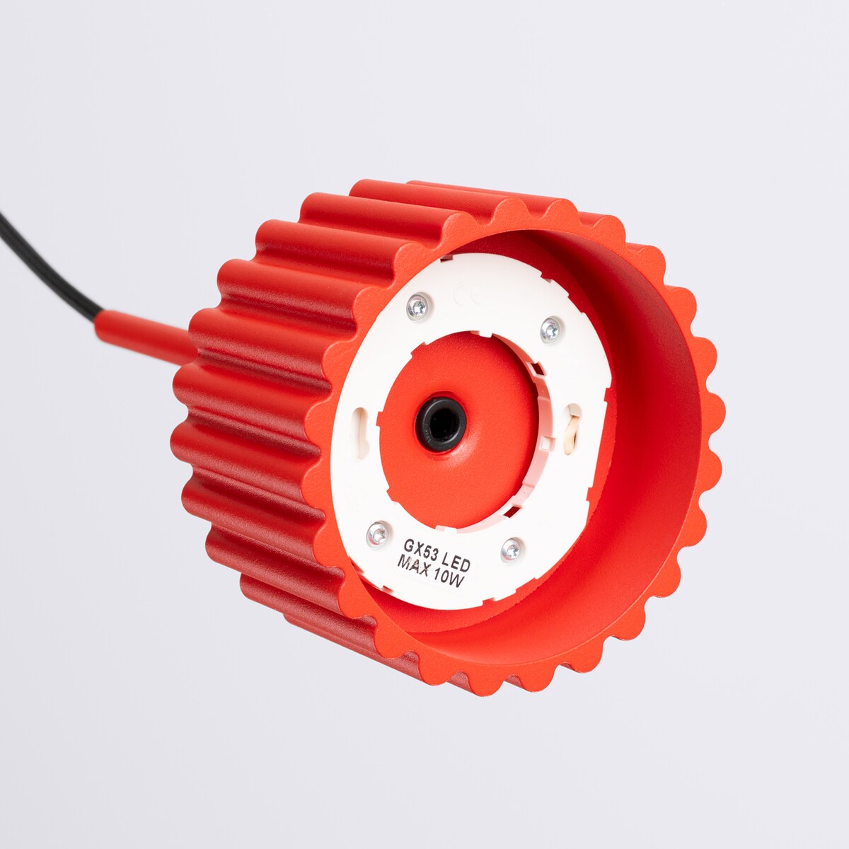 Lampa wisząca AURA 1 czerwona Gx53