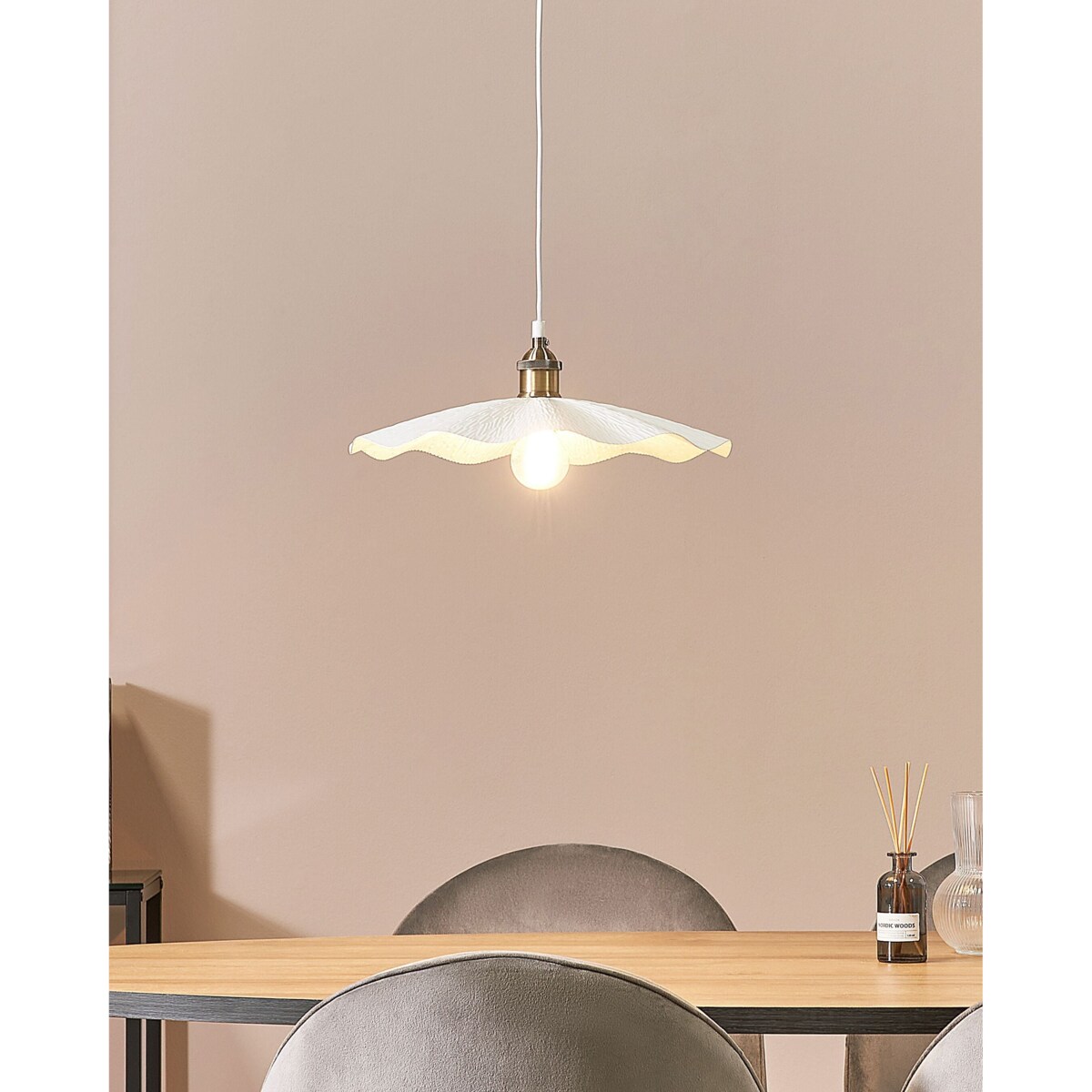 Lampa wisząca PHILS Metal Biały