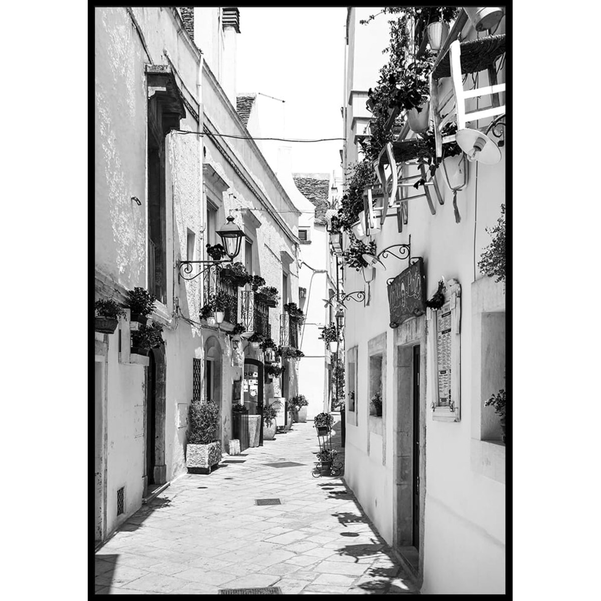 plakat uliczka locorotondo apulia włochy 30x40 cm