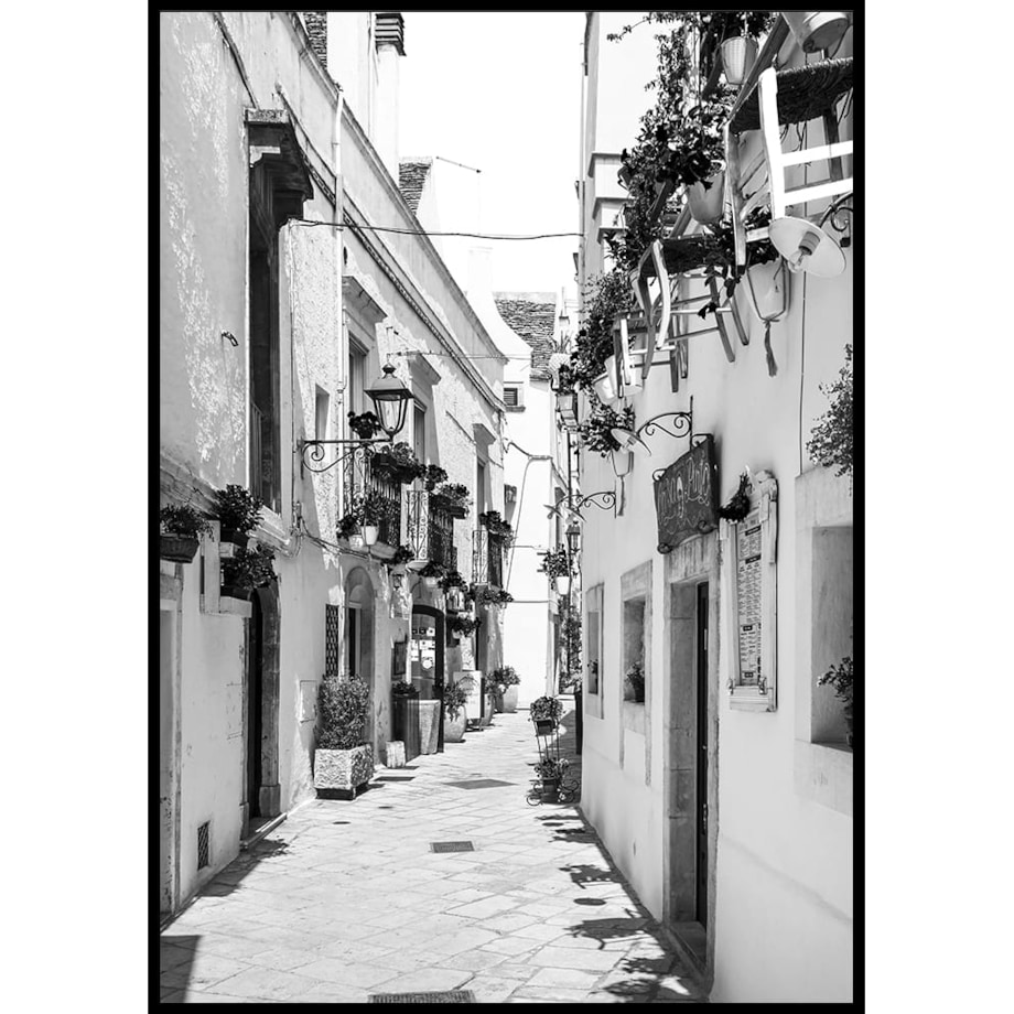 plakat uliczka locorotondo apulia włochy 30x40 cm