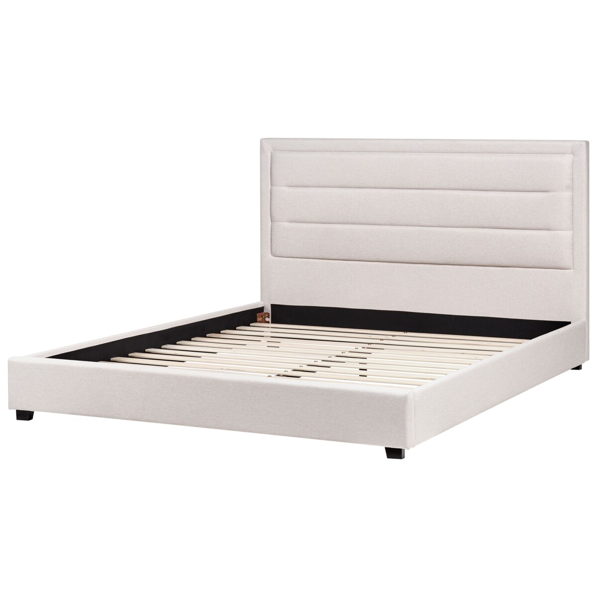 Łóżko ROUEN 180 x 200 cm Jasnobeżowy