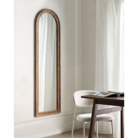 Lustro ścienne COIGNY 55 cm 170 cm Drewno jodłowe Jasnobrązowy