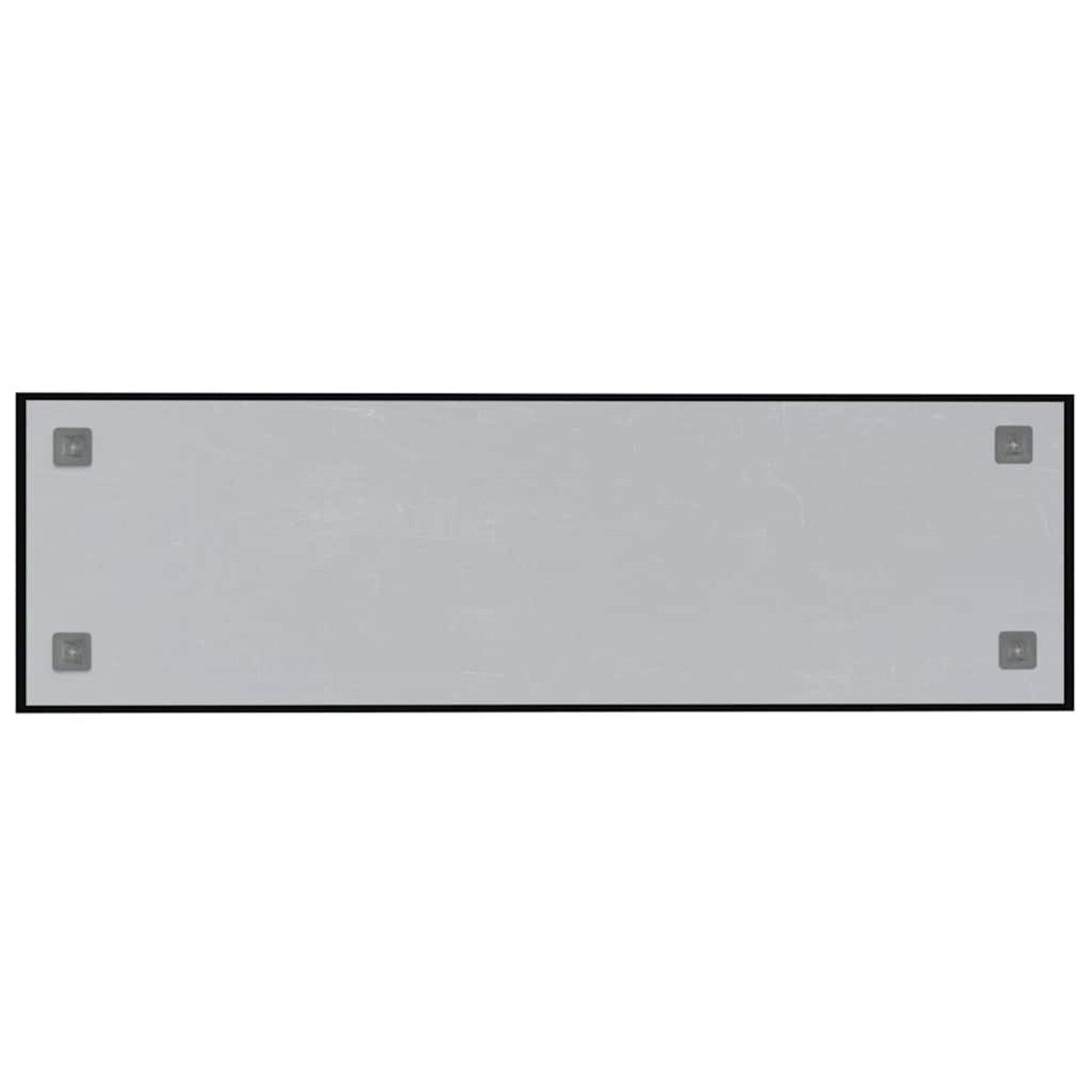 vidaXL Ścienna tablica magnetyczna, czarna, 100x30 cm, szkło hartowane