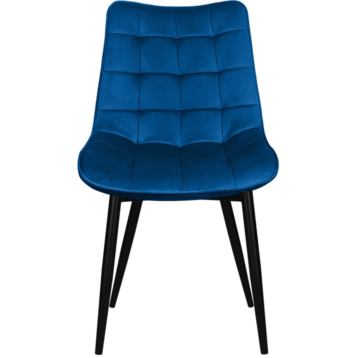 Krzesło tapicerowane welurowe pikowane do salonu jadalni