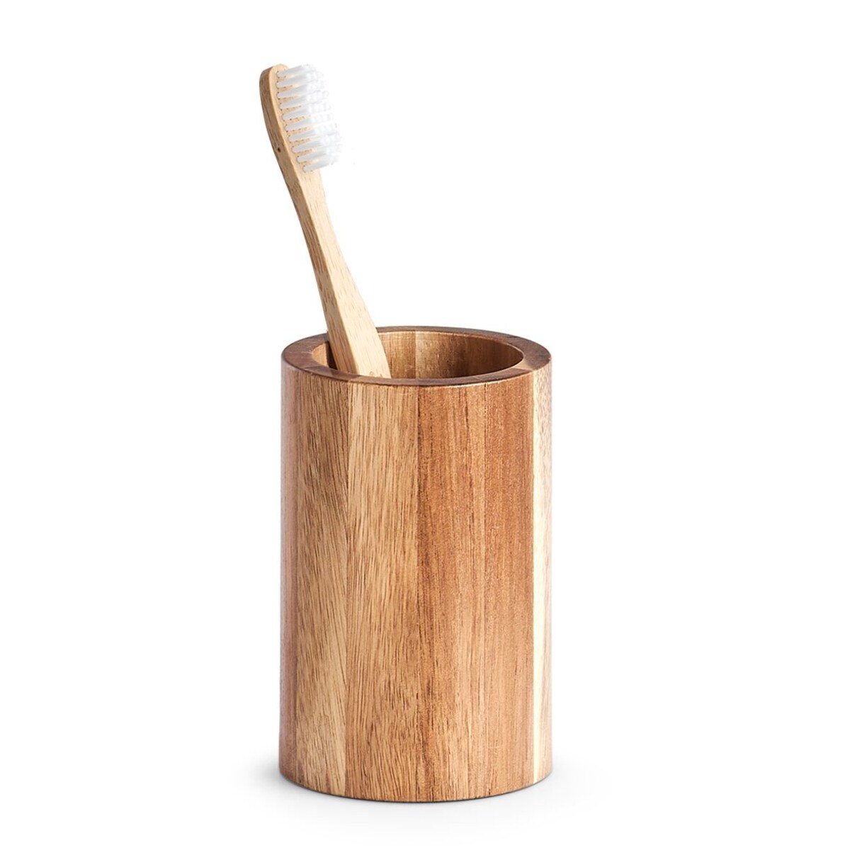 Kubek na szczoteczki do zębów, drewno akacjowe, ZELLER