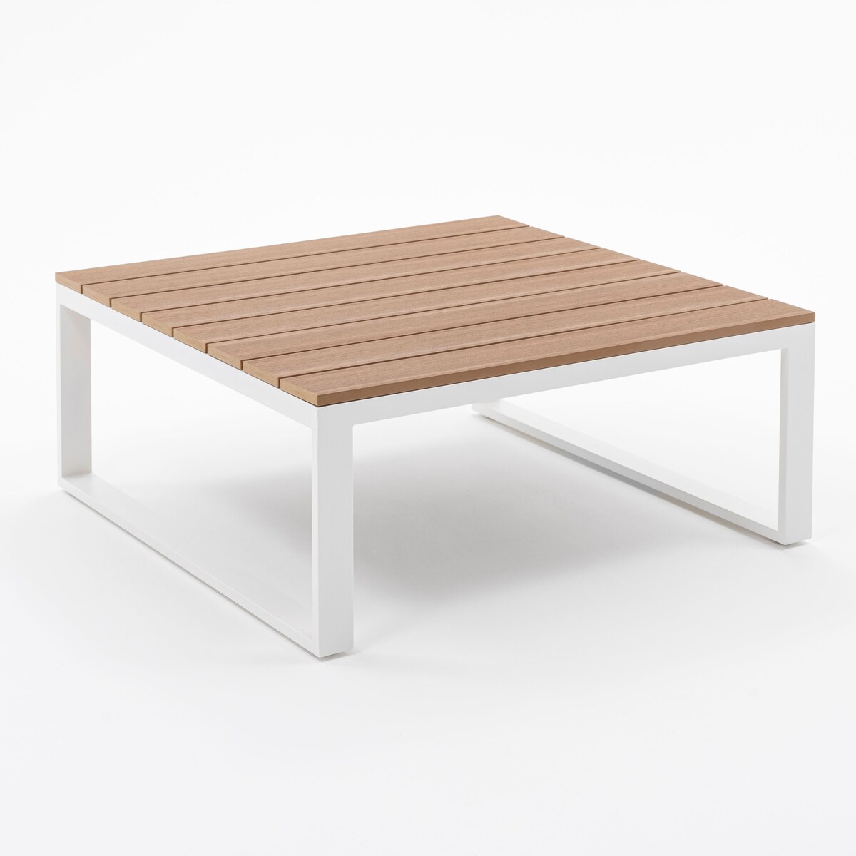 Meble ogrodowe narożnik nowoczesny aluminium MALE biały