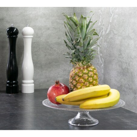 PATERA DO OWOCÓW szklana, przezroczysta