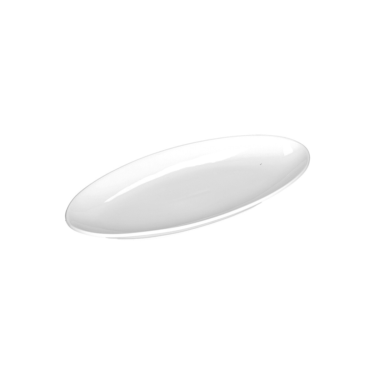 Taca owalna Convivio - Biały, 36 x 17 cm