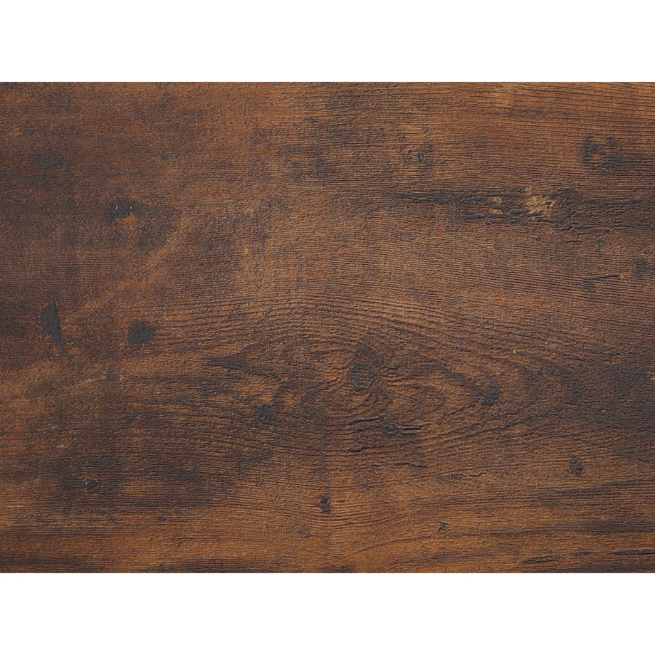 Biurko 115 x 60 cm ciemne drewno z czarnym FUTON