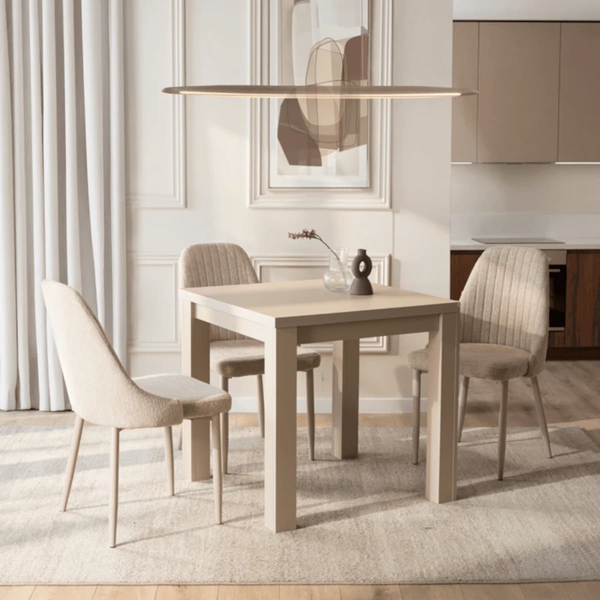 Stół rozkładany do jadalni macadamia 80-160 cm MAX