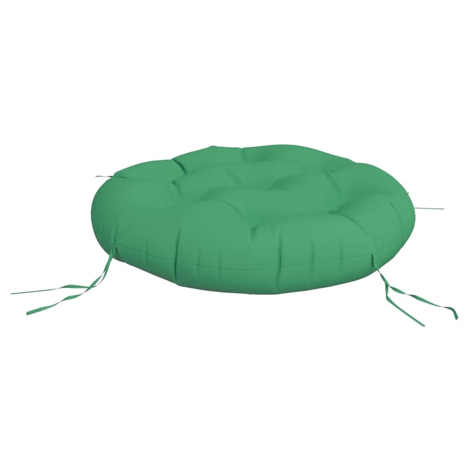 vidaXL Okrągła poduszka, zielona, Ø 60 x11 cm, tkanina Oxford