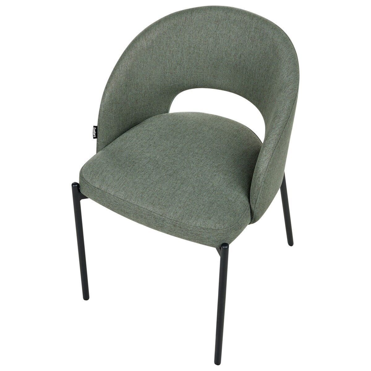 Zestaw 2 krzeseł do jadalni PENNY Ciemnozielony