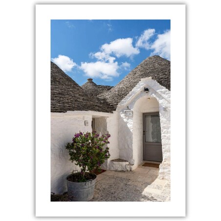 plakat trulli alberobello apulia włochy 70x100