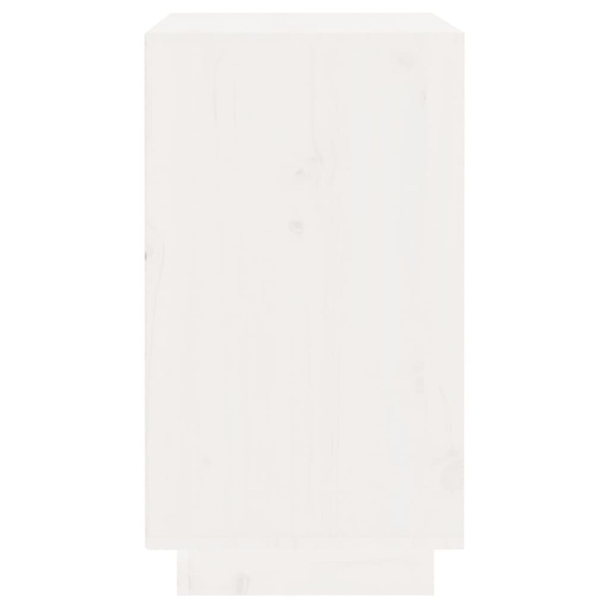 vidaXL Szafka na wino, biały, 55,5x34x61 cm, lite drewno sosnowe