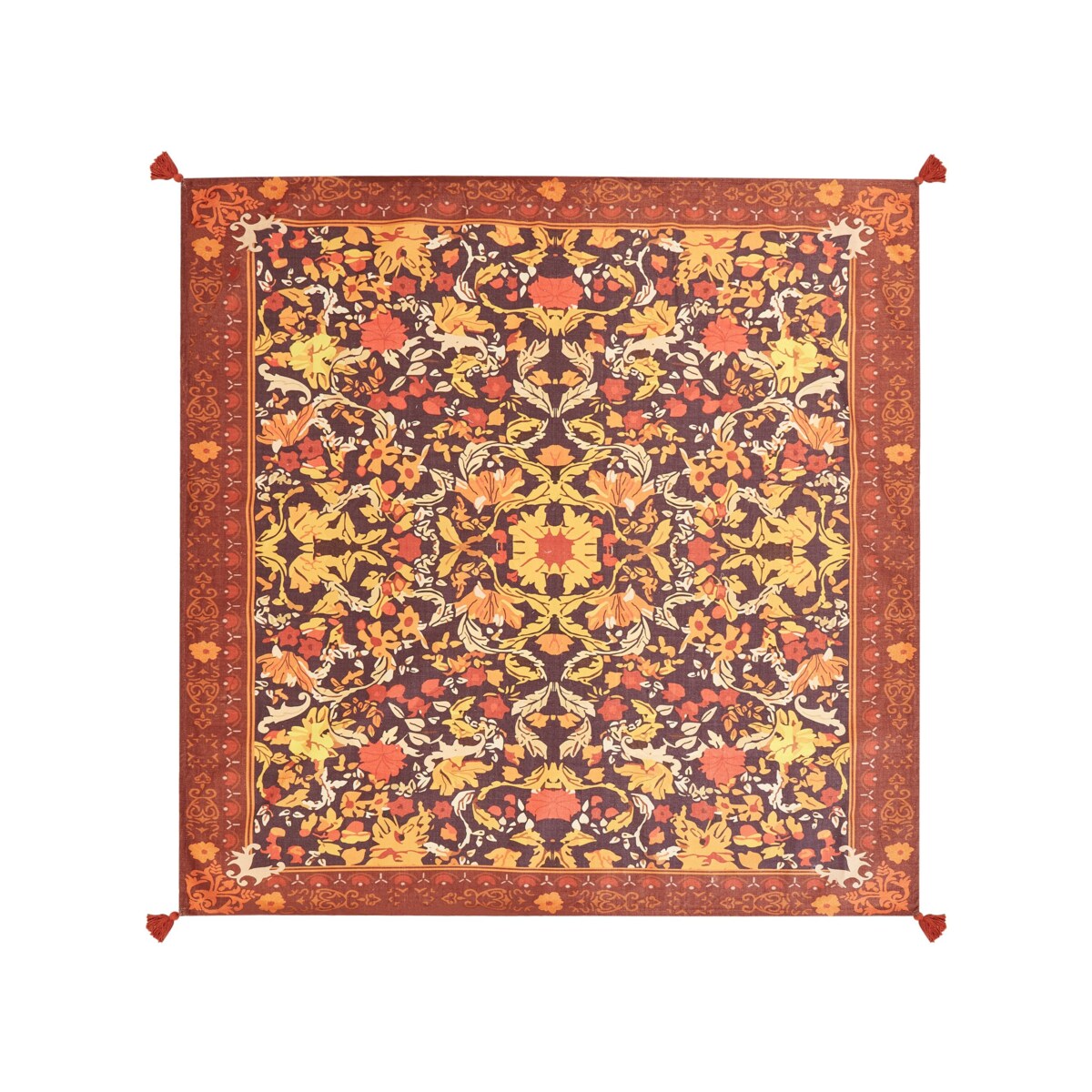 Koc piknikowy DILBAR 200 x 200 cm Czerwony