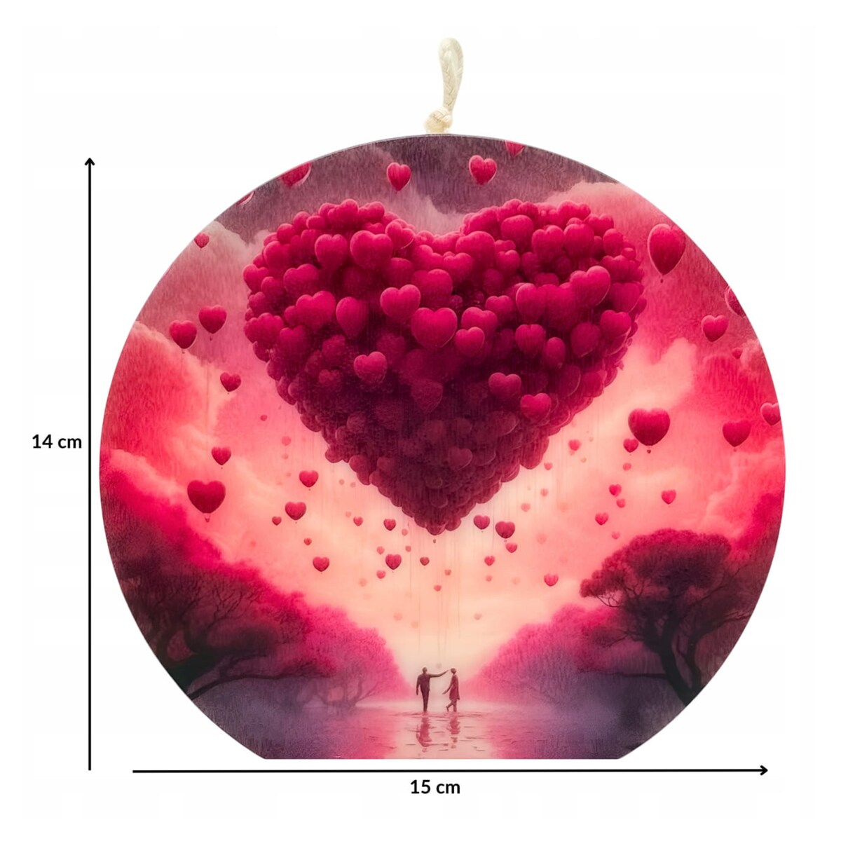 Świeca dekoracyjna na Walentynki – elegancki prezent do wnętrz