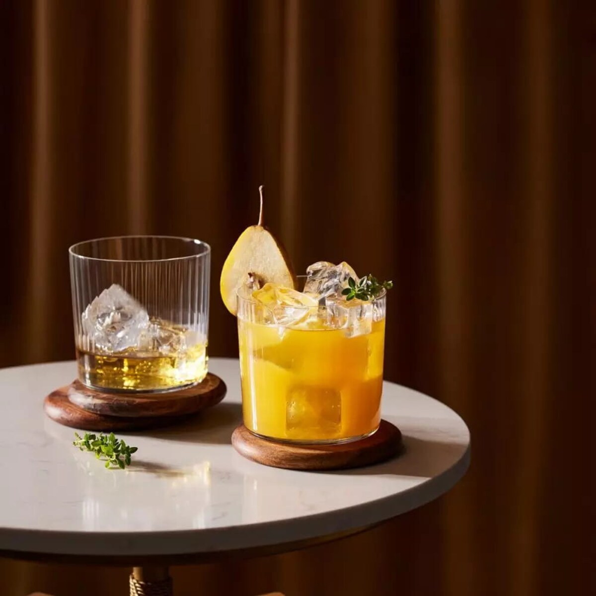 Szklanki Krosno mixology 6 x 350 ml Karbowane Optyk Ryflowane Zestaw Prezent