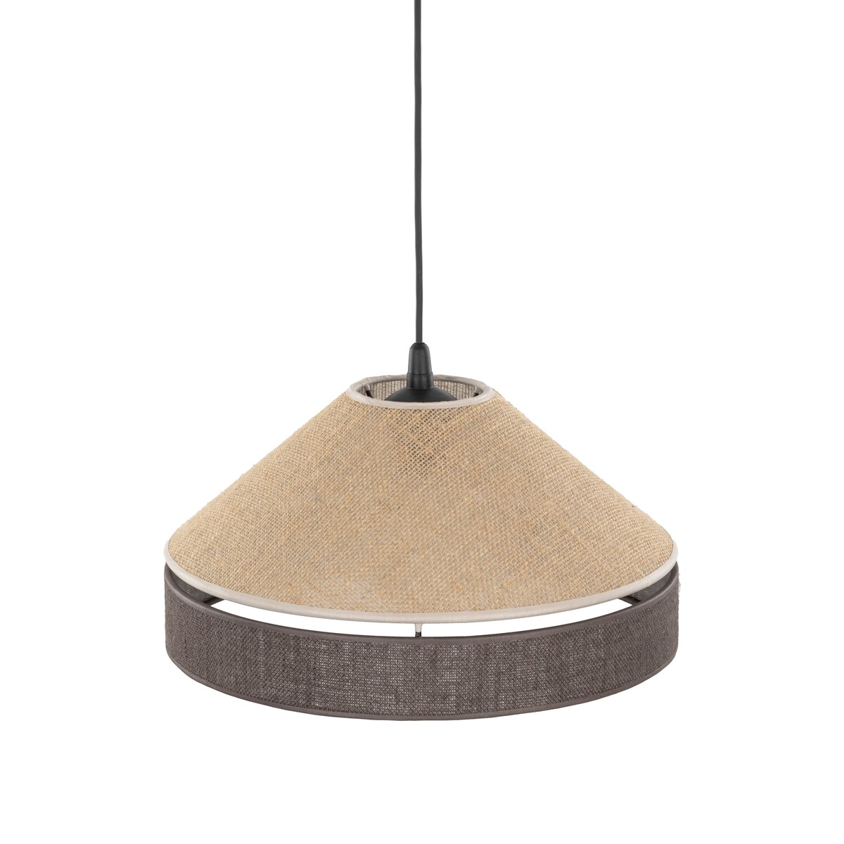 Eliss Black Juta Lampa Wiszaca 1Xe27