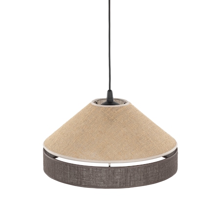 Eliss Black Juta Lampa Wiszaca 1Xe27