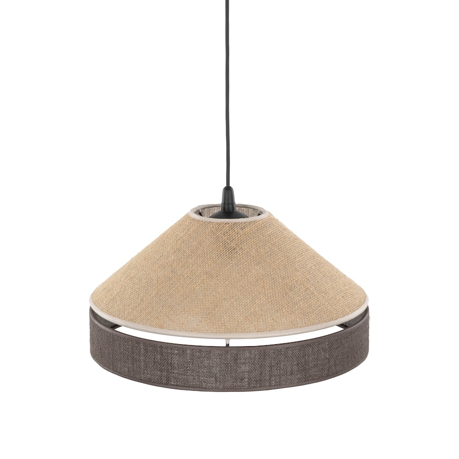 Eliss Black Juta Lampa Wiszaca 1Xe27