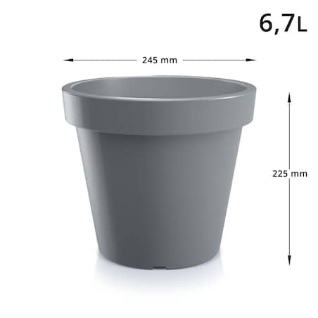 Donica Ogrodowa Okrągła Doniczka Na Taras 24,5 Cm