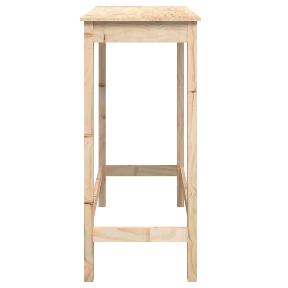 vidaXL Stolik barowy, 100x50x110 cm, lite drewno sosnowe