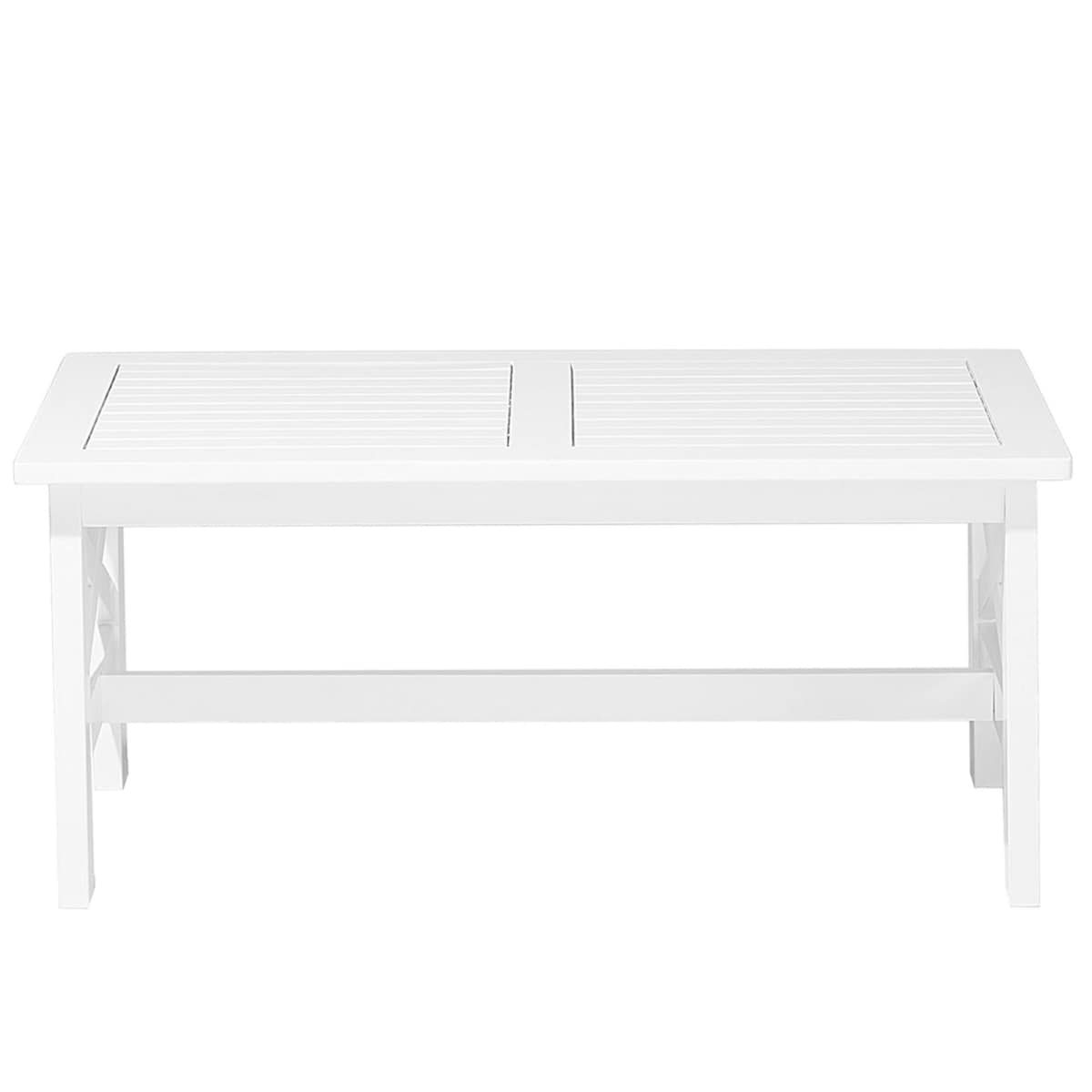 Zestaw ogrodowy ze stolikiem dla 4 osób BALTIC Drewno akacjowe Ciemnoniebieski