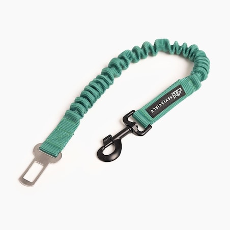 Pasy samochodowe z amortyzarotem "Green AF" - Rodzaj: Duży karabinek