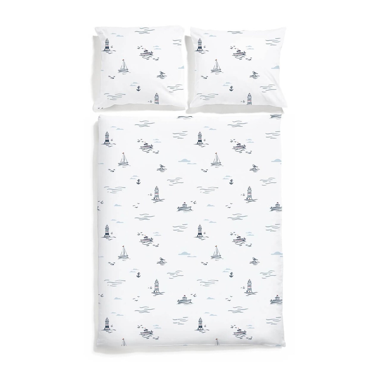 Pościel Ahoj! 160 x 200 cm + 50 x 60 cm (2 szt)