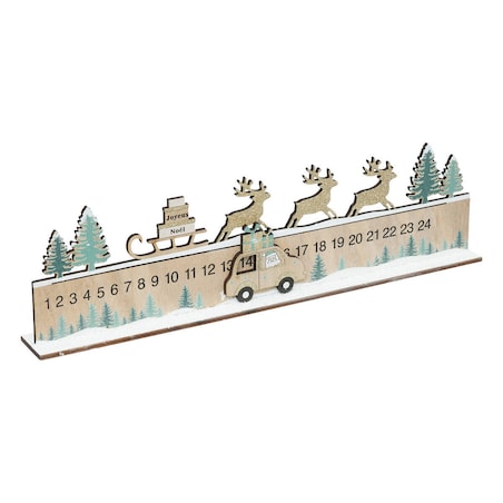 Kalendarz adwentowy z okienkiem, 40 cm