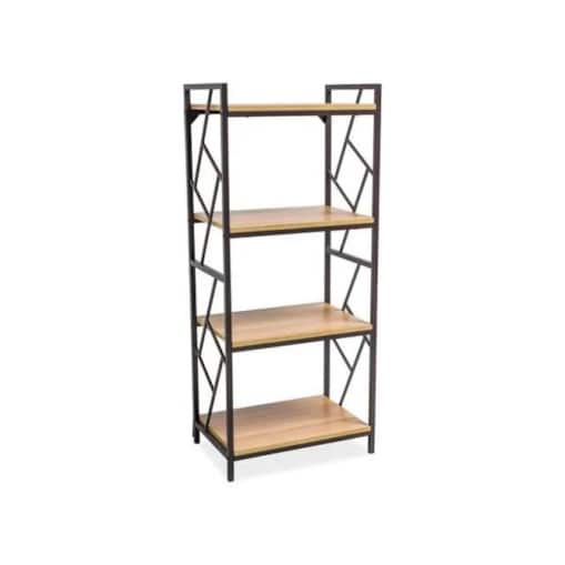 Regał TABLO R4 dąb/ciemny brąz