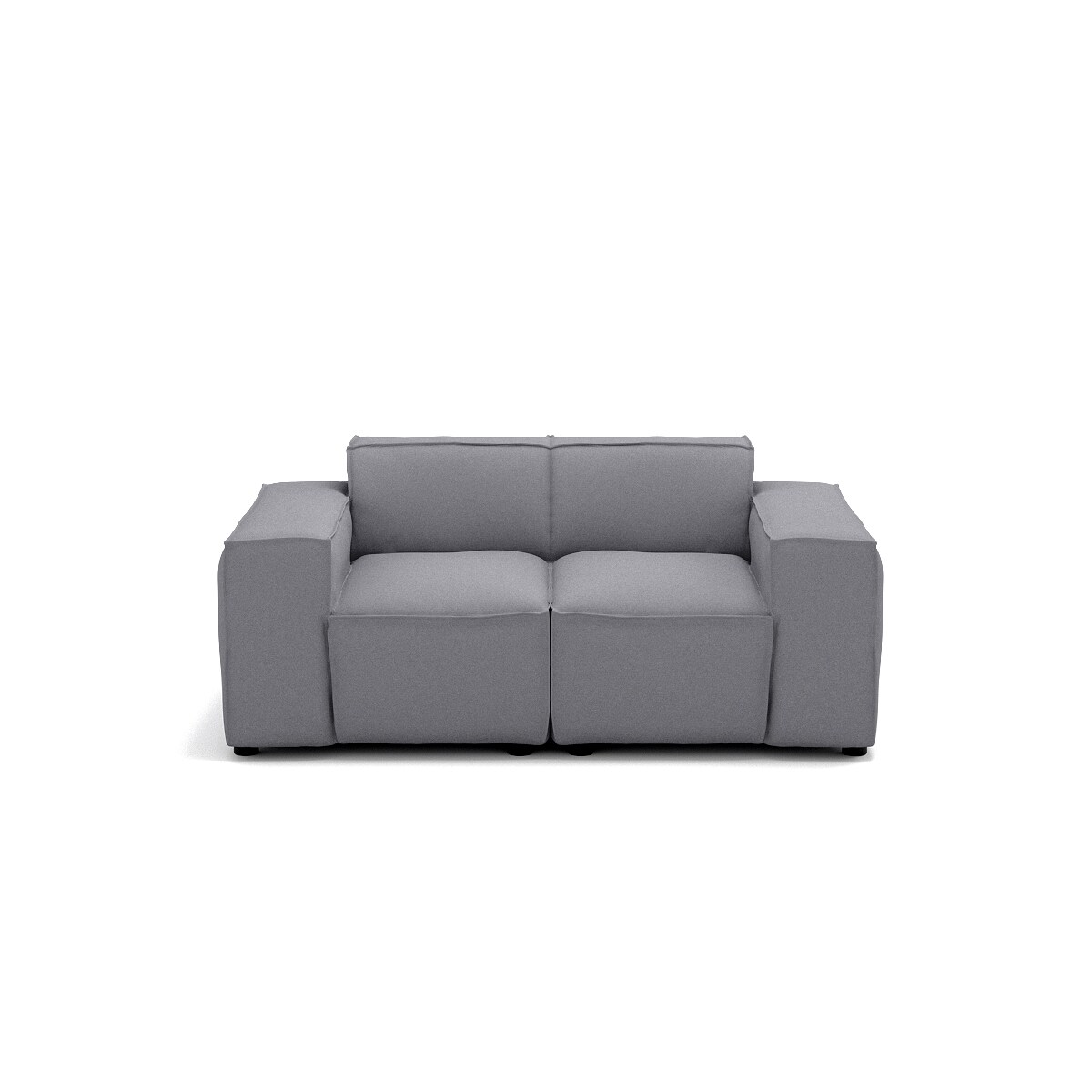 Sofa 2 osobowa Modularis - Szary Welur