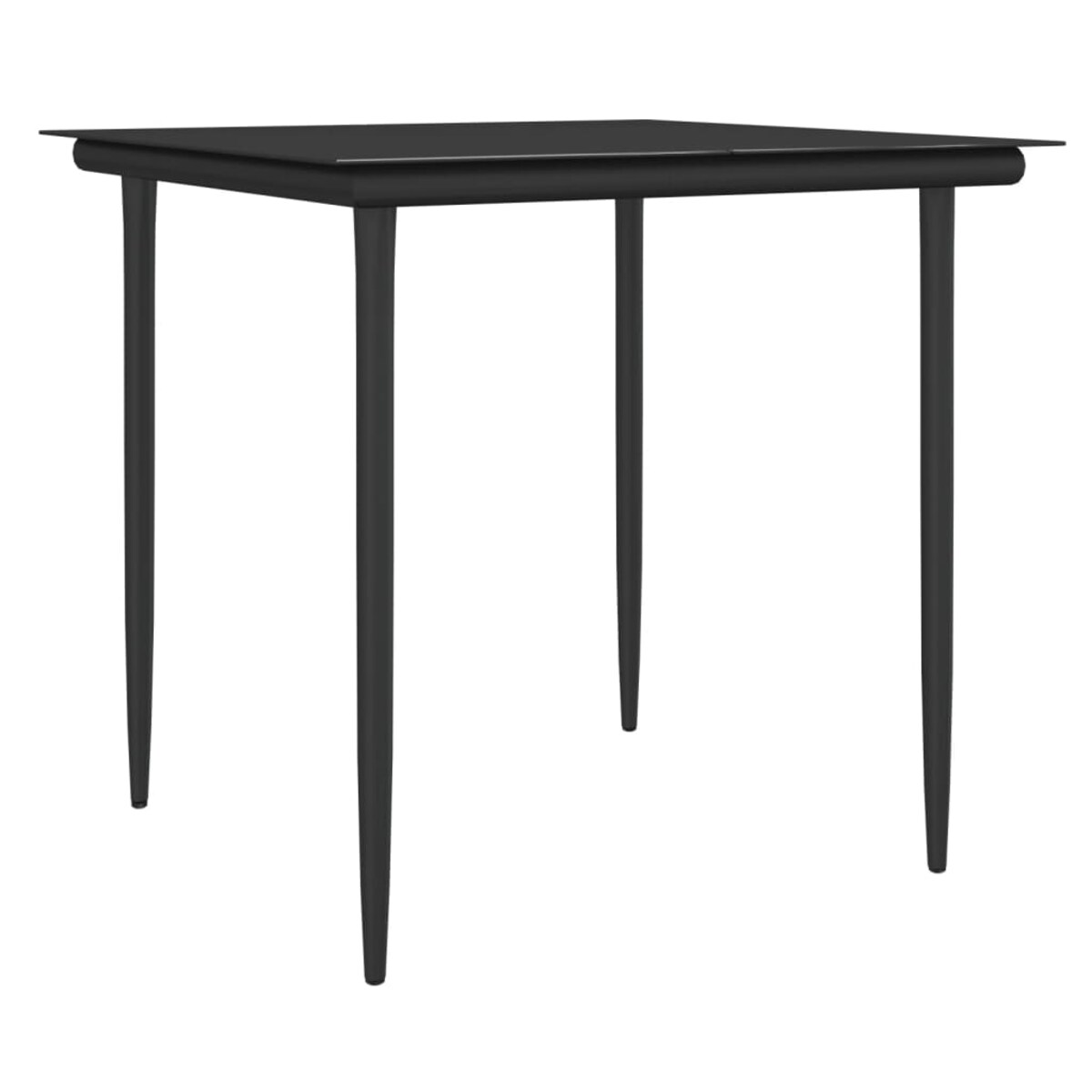 vidaXL 5-cz. zestaw mebli ogrodowych z poduszkami, polirattan i stal