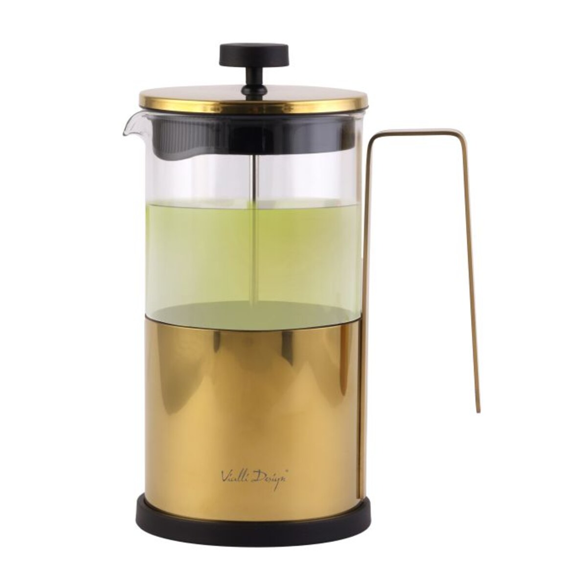 Zaparzacz do kawy i herbaty 1000 ml Diamante złoty 0695