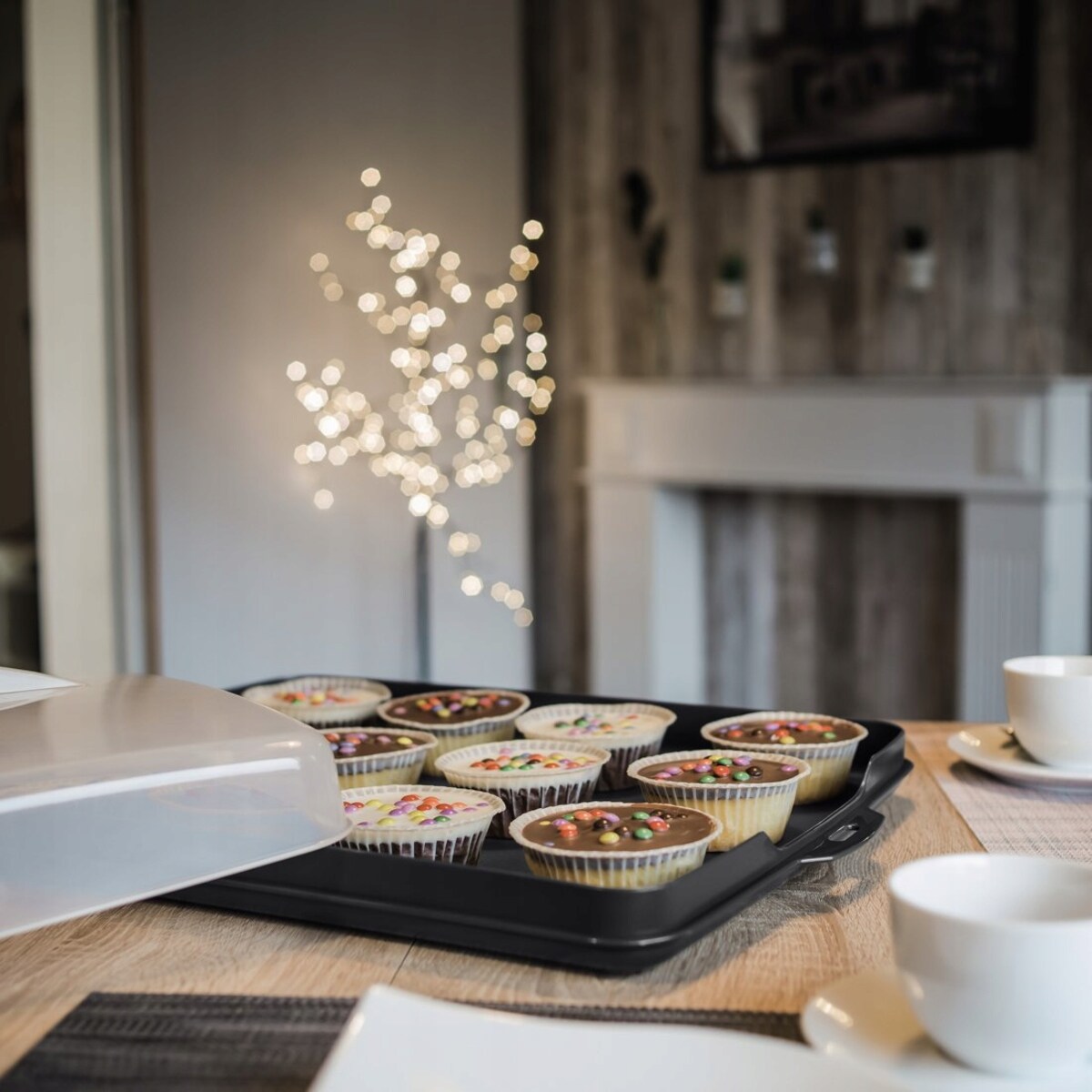 XAVAX Pojemnik na ciasto pudełko box na żywność 43 x 34 cm