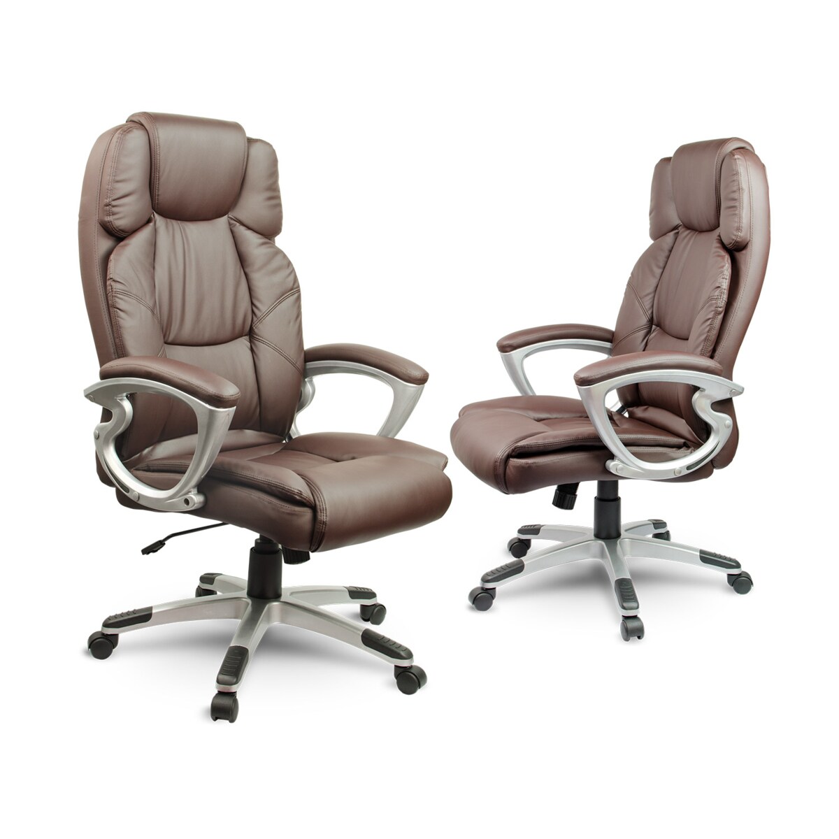 Fotel biurowy obrotowy Sofotel EG-227 krzesło biurowe brązowe 2271