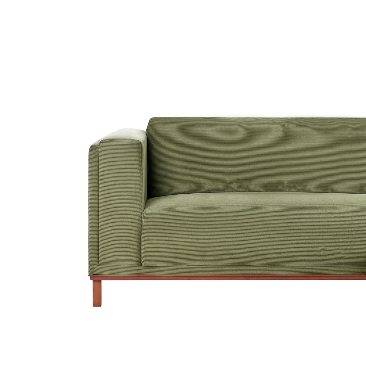 Narożnik VENG Sztruks Zielony dla 4 osób