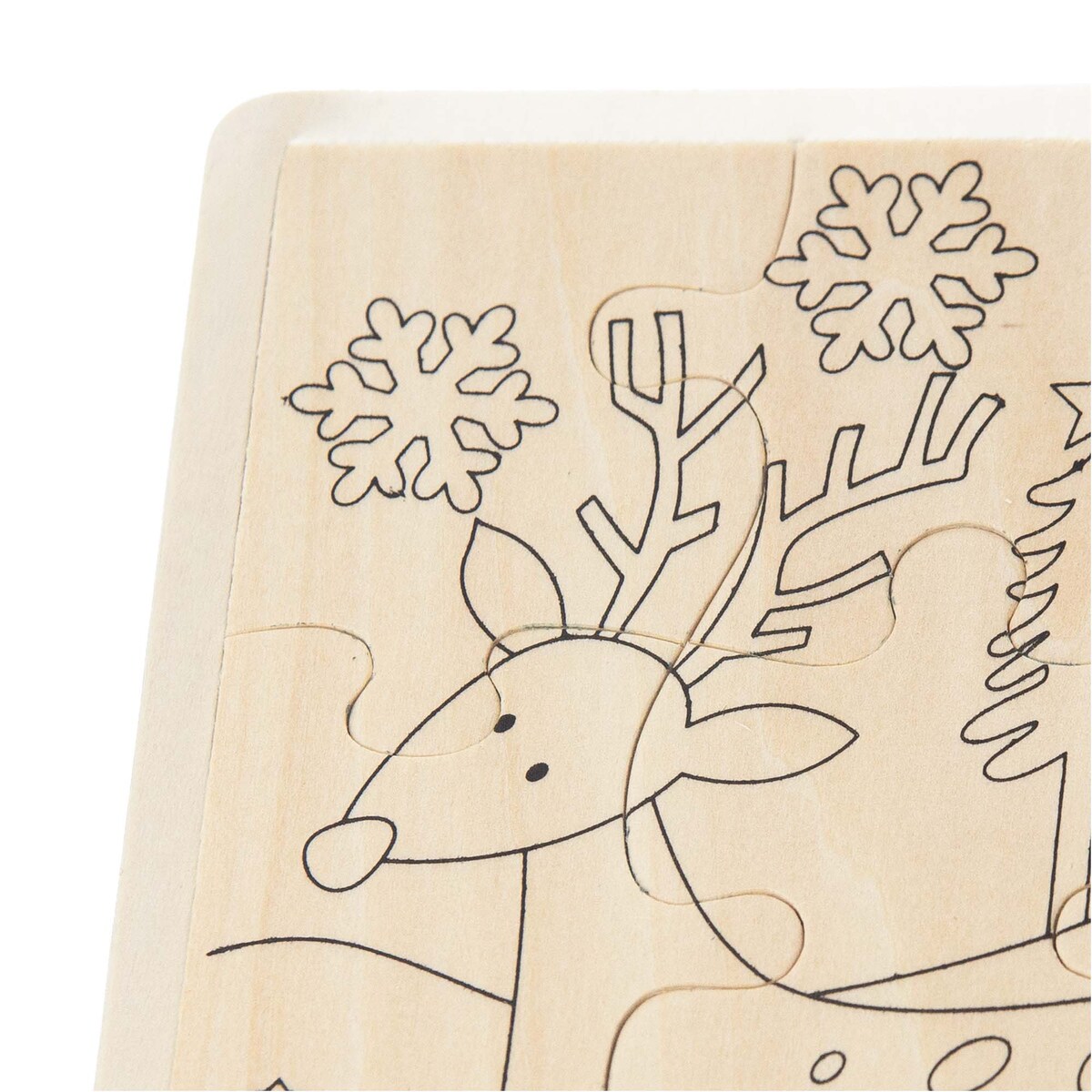 Kolorowanka Obrazek Do Malowania 15X20 Cm Świąteczny Dla Dzieci Renifer