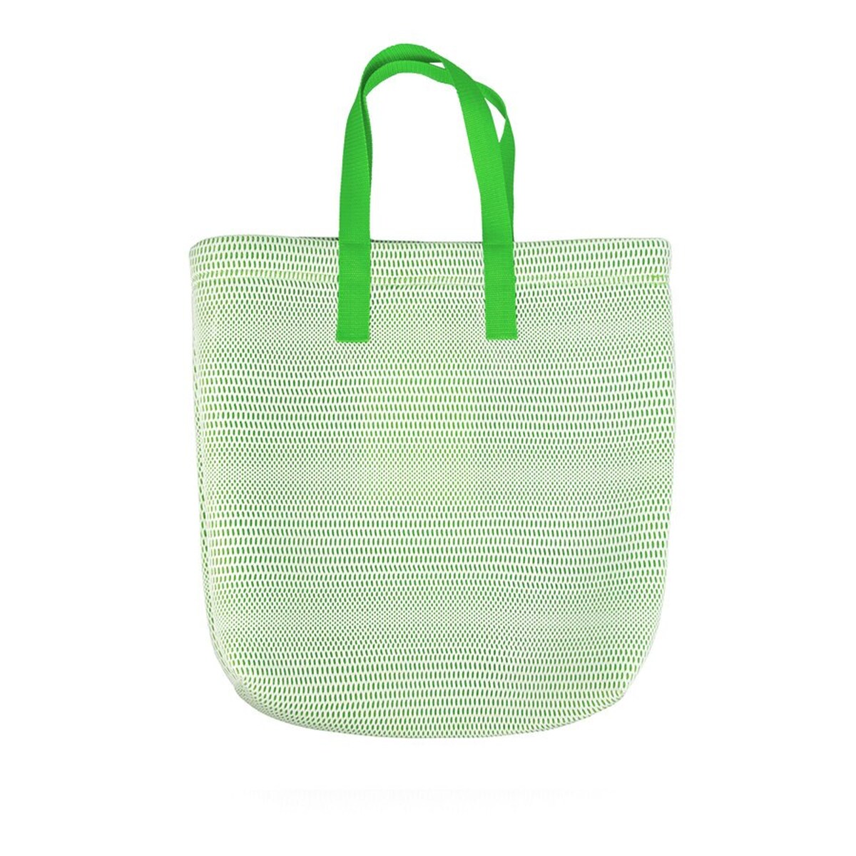 Torba plażowa zielona poziome pasy 46×41 cm