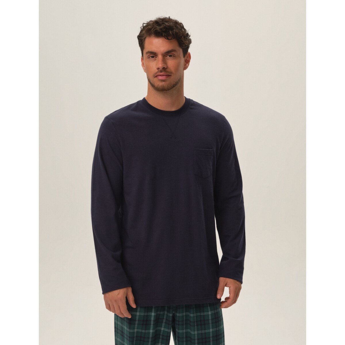 Piżama Herb 41913-59X Granatowy Granatowy, XL