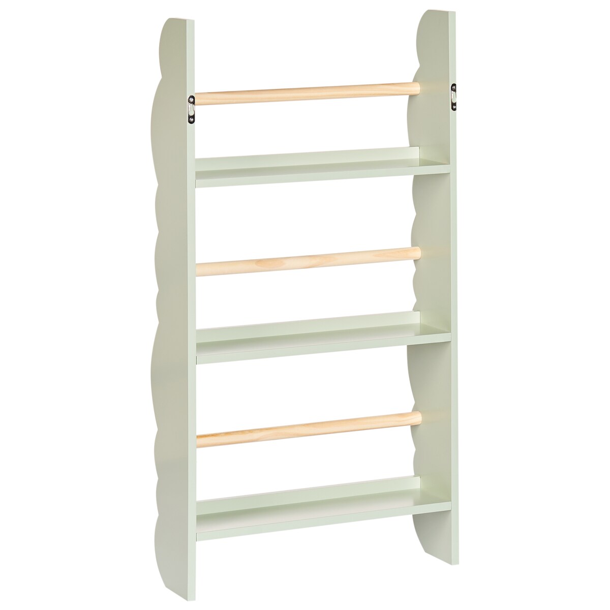 Regał ścienny RIGOLET 80 cm Jasnozielony